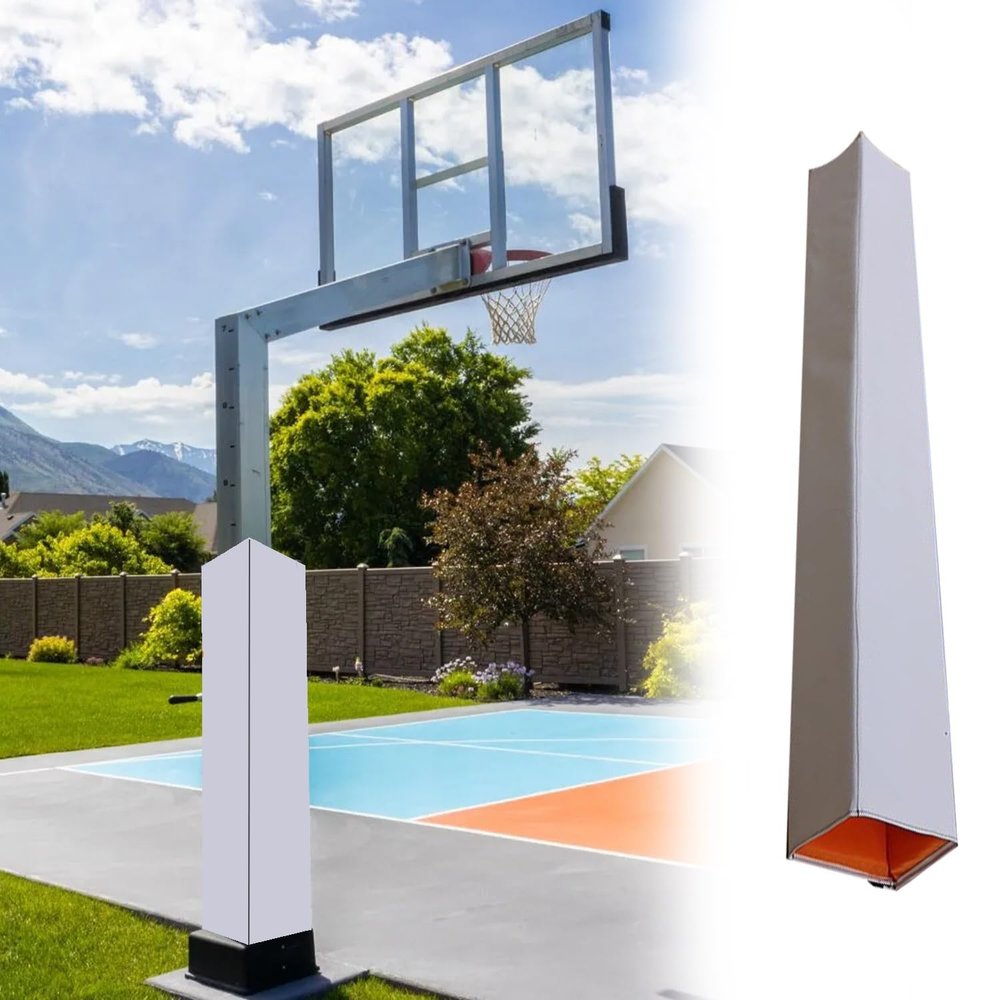 ENHEN 183 cm Basketball Pole Padding, White, 12 x 12 in (30 x 30 cm)