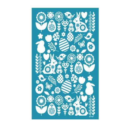 Easter Screen Printing Stencils for Clay
