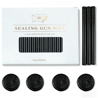 Zifospy 7mm Mini Seal Wax Sticks, 30 Pieces White