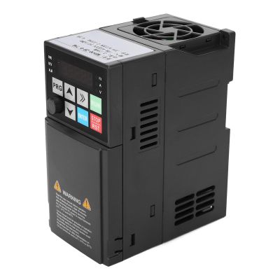 VFD Frequency Inverter, 0.75 kW, 1-Phase 220 V Input to 3-Phase 4.5 A 220 V Output, Variable-Frequency Drive Controller