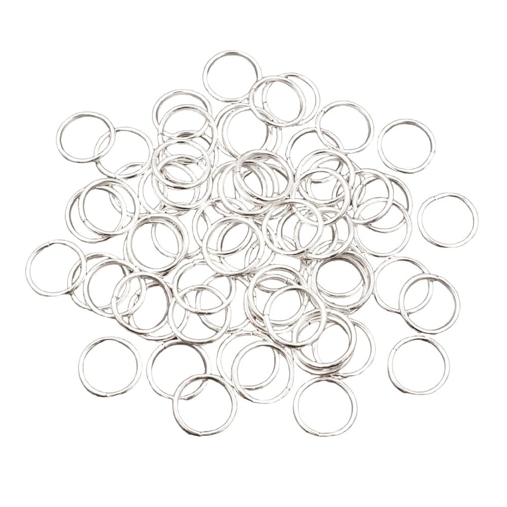 COYUN 160 Pcs 8mm Silver Metal Jump Rings