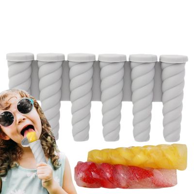 Acunny Silicone Ice Cream Mold with 6 Cavities