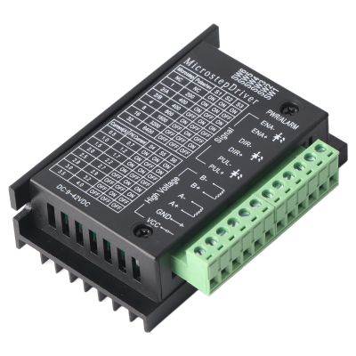 BAFOVY Stepper Motor Driver, 160 W, 0.5–4 A, Overheat Protection, 32 Microsteps, DC 9–40 V, 7 Microstep Options, for CNC Machines