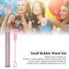 Phefop 10-Piece Pink Heart-Shaped Bubble Wands view 4