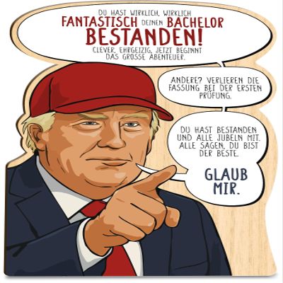 Generic Wood-Paper Card XXVI (Trump Bachelor Passed)