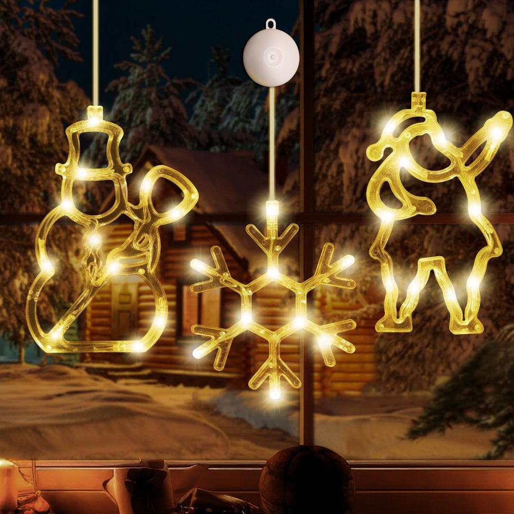 Bigqin 3-Pack LED Christmas Lights