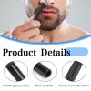 TMZELOA 4-Piece Black Straw Set view 3
