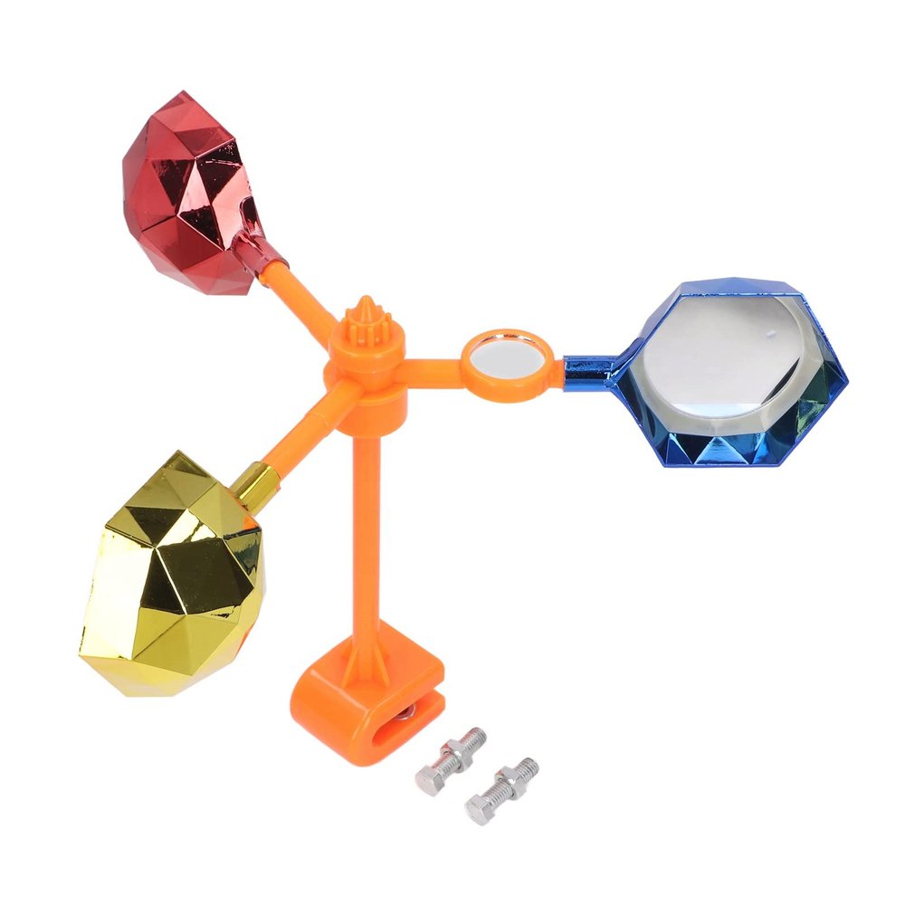 TOOLSGO Wind-Powered Reflective Bird Deterrent with 360° Rotating Flash Reflector