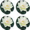 Artificial Foam Lotus Flowers with Lilies, 4 Pieces view 1
