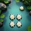 Artificial Foam Lotus Flowers with Lilies, 4 Pieces view 3