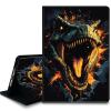Bxgolkgd Protective Case for Samsung Galaxy Tab A 8.0 2017 (SM-T380/T385), Impact-Resistant Stand Case with Heat Dissipation, Auto Wake/Sleep, Tyrannosaurus view 1