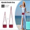 Crossbody Wallet Case for Xiaomi Redmi Note 7/7 Pro, Red view 2