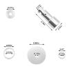 Duracleacle Clear Storage Bag with Silicone Seal and Replacement Gasket Set view 4