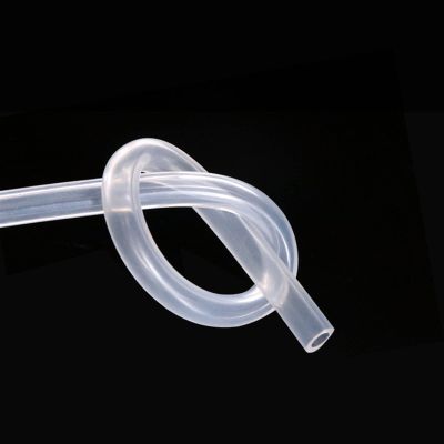 Transparent Silicone Beverage Connection Hose, 2.5 mm x 5 mm Inner Diameter, 1 m