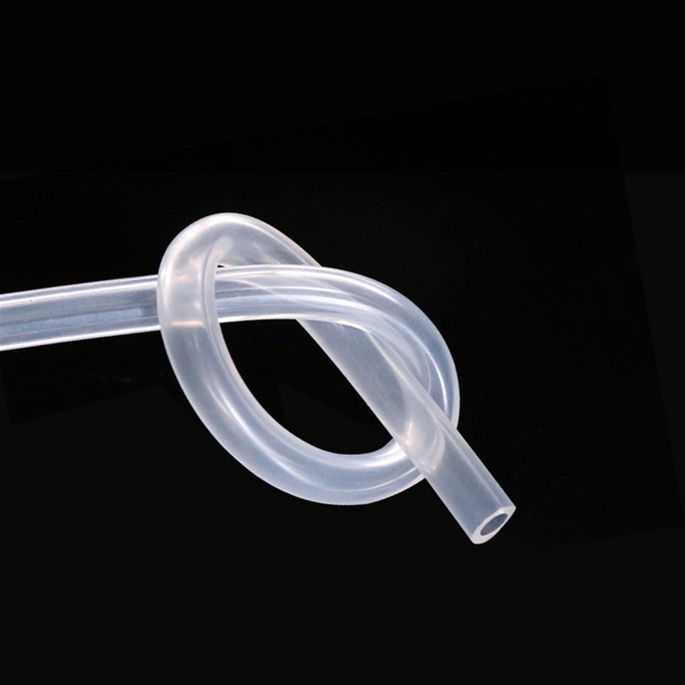 Transparent Silicone Beverage Connection Hose, 2.5 mm x 5 mm Inner Diameter, 1 m