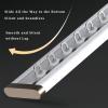 Shower Curtain Rod with Silent Rollers, Wall-Mount, White, 100 cm view 4