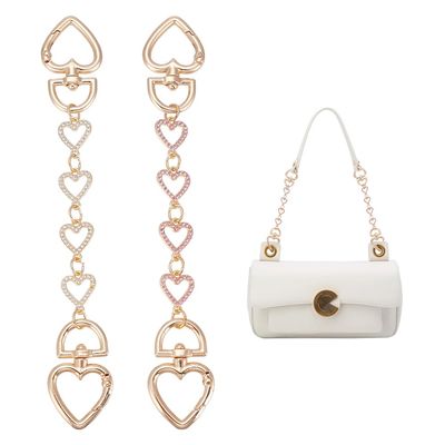 UNICRAFTALE 2-Pack Heart Purse Extension Chains