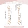 UNICRAFTALE 2-Pack Heart Purse Extension Chains view 3