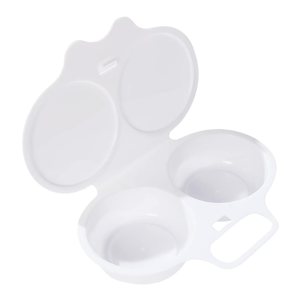 Microwave Poached Egg Maker - 2 Egg Holder