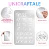 UNICRAFTALE 2-Piece Roman Journal Divider Metal Stencil view 4