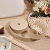BENECREAT 5 m Long Lychee-Pattern Faux Leather Strap, 25 mm Wide, Antique White view 4