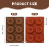 KEORHEZ 4-Pack Silicone Mini Bundt Cake Molds view 2