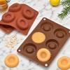 KEORHEZ 4-Pack Silicone Mini Bundt Cake Molds view 4