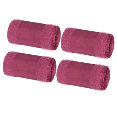 Carpet Cable Cover, 1 m x 10 cm, Red, 4-Pack