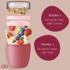 Shirtracer Personalized Mepal Muesli Cup, Forest Animals, with Name view 4
