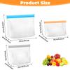 9-Pack Reusable PEVA Food Bags view 2