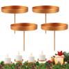 4-Piece Advent Wreath Candle Holders view 1