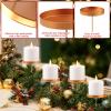 4-Piece Advent Wreath Candle Holders view 3