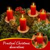 4-Piece Advent Wreath Candle Holders view 4