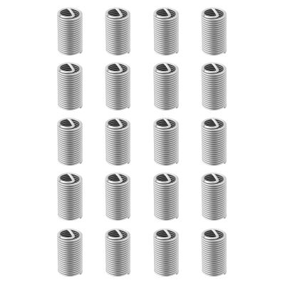 Briny River 20-Piece M9 x 1.25 3D Thread 304 Stainless Steel Extra-Long Helicoil Inserts