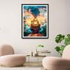 QINRUBB DIY Sunset Diamond Painting Kit view 2