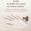 RBQIZVW Plush Washable Irregular Area Rug, Non-Slip, Yellow Beige view 2