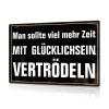 Putuo Decor Metal Sign - Spend More Time Being Happy view 1