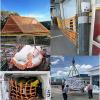 1-Piece Polyester Cargo Lifting Net with Loops, Adjustable Sizes, for Heavy Loads (4 x 400 cm / 20 cm Mesh / 3.5 t Load) view 3