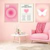 HARY Aesthetic Poster Set 20x30cm - Pink Butterflies view 1