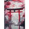 QINRUBB DIY Torii Gate Diamond Painting Kit view 1