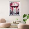 QINRUBB DIY Torii Gate Diamond Painting Kit view 2