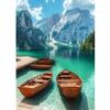QINRUBB DIY Lake Reflection Diamond Painting Kit view 1