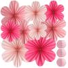 9PCS Paper Flower Fans & 3PCS Paper Lanterns view 1