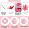 9PCS Paper Flower Fans & 3PCS Paper Lanterns view 4