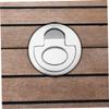 VANZACK 2-Piece Recessed Stainless Steel Pull Ring Handles for Boat Deck Hatches and Yachts, Silver view 4