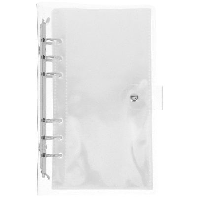 Vaguelly Transparent Sticker Binder, A6 6-Ring K-Pop Photocard Organizer