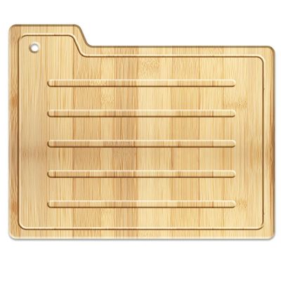 WEBEEDY Folder-Shaped Bamboo Cutting Board