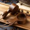 Wooden Coffee Scoop - Handheld, Natural Finish view 3