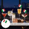 100 Italian Decorative Toothpick Flags view 4