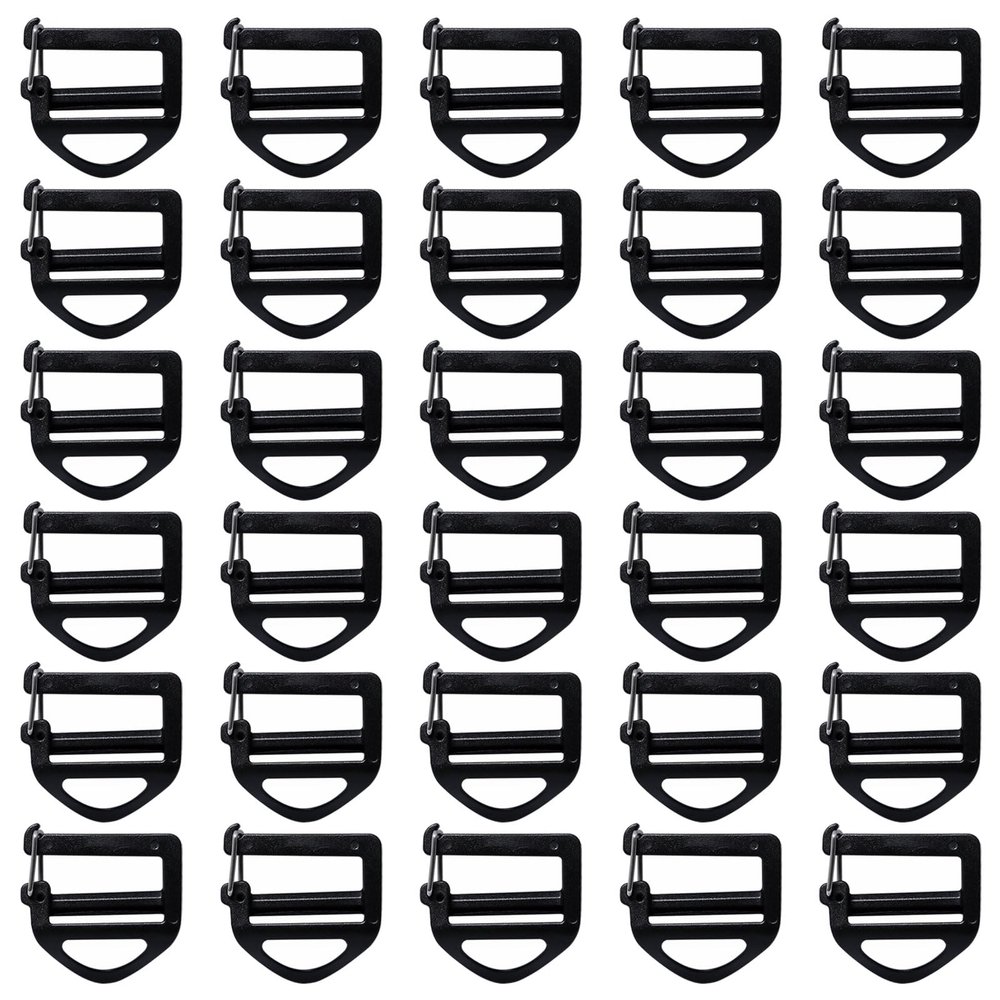 Sixfolo Adjustable Buckles 25mm - 30 Pack